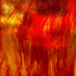 Wissmach - Orange, Red, Clear streaky