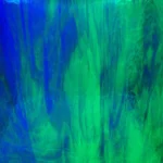 WISSMACH - MYSTIC - MED. GREEN W STREAKS OF DK. BLUE