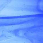 Wissmach - Prisma Glass - Crystal/ Dark Blue Transparent Fusible COE 96