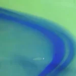 Wissmach - Prisma Glass - Transparent Blue/Olive Green Fusible COE 96