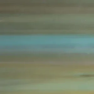 Wissamch - Prisma Glass - Oyster Pearl with Reactive Blue Fusible COE 96