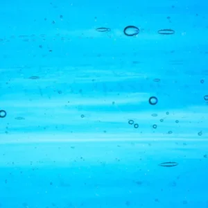 WISSMACH - Prisma Glass - SEA BLUE WITH STREAKS OF CRYSTAL Fusible COE 96