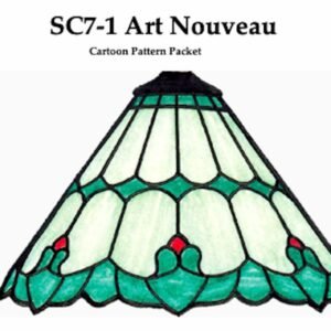 WORDEN - ART NOUVEAU MINI FORM LAMP PATTERN