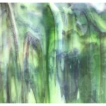 UROBOROS - EMERALD GREEN,SPRING GREEN,AND LIGHT GREEN,WITH RED,BLUE,AND AMBER HIGHLIGHTS