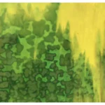 UROBORUS - VERDANT GREEN WITH LEMON YELLOW - RING MOTTLE