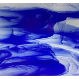 Uroboros - Cobalt Blue and Clear Streaky