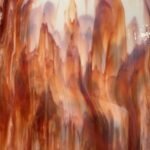 Uroborus - 96 Grenadine Red On White Streaky