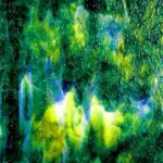 UROBOROS - EMERALD GREEN,SPRING GREEN AND LIGHT GREEN, GRANITE TEXTURE