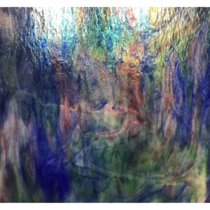 UROBOROS - TRIPLE GOLD PINK & TRIPLE GOLD PURPLE ON ROYAL BLUE, SEA GREEN & WHITE GRANITE