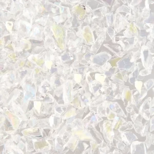 Uroboros - 96 frit - Metallic irid on clear (7)