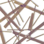 UROBOROS ANTIQUE BRONZE TRANSPARENT NOODLE