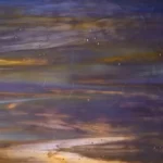 WISSMACH - MYSTIC - VIOLET WITH STREAKS OF MED. AMBER & WHITE OPAL