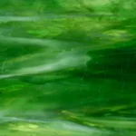 WISSMACH - MYSTIC - LT. GREEN WITH STREAKS OF DK. GREEN & WHITE OPAL