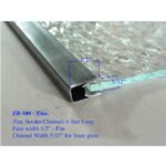 U CHANNEL ZINC CAME 1/2 FACE APPROX. 37 STRIPS /22LB BOX"