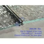 H ROUND ZINC CAME 1/4 FACE"