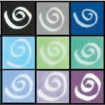 Glassline Glacial Colour Kit - contains 14 colours and a tip set