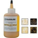 GLASSLINE - METALLIC GOLD PAINT 2oz