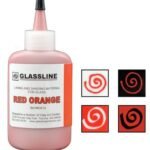 Glassline - Red/Org 2oz