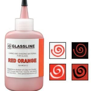 Glassline - Red/Org 2oz
