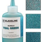GLASSLINE BUBBLE PAINT TEAL GREEN