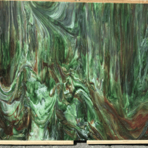 Designer Glass Green/Amber