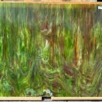 Designer Glass Red/Green Opal