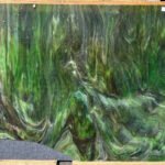 Designer Glass Purple/Green/Opal