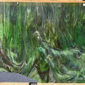 Designer Glass Purple/Green/Opal