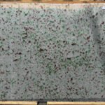 Designer Glass Purple and Green fractures on Clear