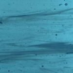 Designer Glass Sky Blue/White Streaky