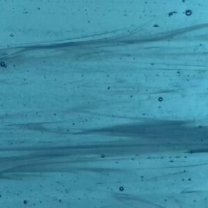 Designer Glass Sky Blue/White Streaky