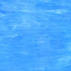 Designer Glass Sky Blue/White Wispy Opal