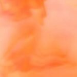 Designer Glass Peach Orange White Opal